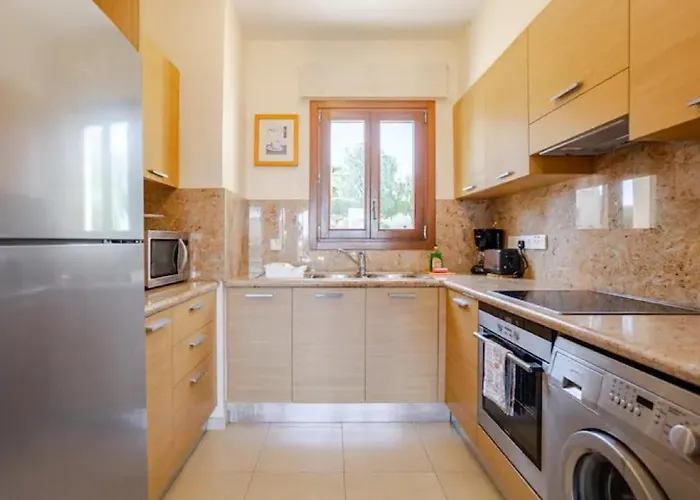 Lägenhet Gartenwohnung Mit Meerblick - Aphrodite Hills Erleben *